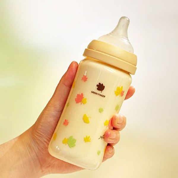 Bình Sữa Bebe Grow Green Finger 280ml Acer Nhựa PPSU Cao Cấp - Kèm Núm Size M