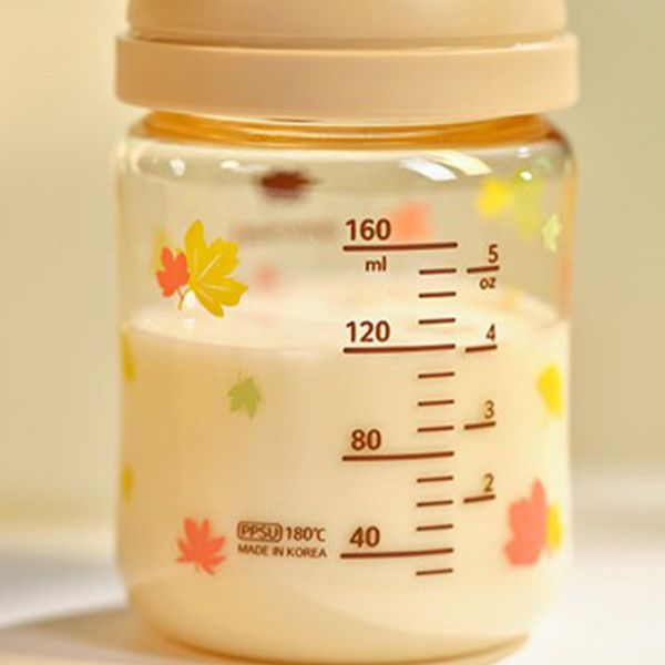 Bình Sữa Bebe Grow Green Finger 280ml Acer Nhựa PPSU Cao Cấp - Kèm Núm Size M