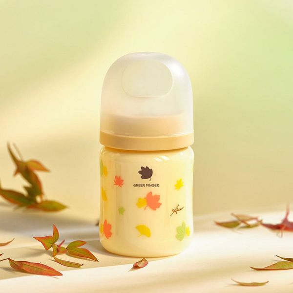 Bình Sữa Bebe Grow Green Finger 160ml Acer Nhựa PPSU Cao Cấp - Kèm Núm Size S