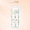 Bình Sữa Bebe Grow Green Finger 280ml Họa Tiết Gấu Nhựa PA - Kèm Núm Size M