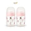 Bình Sữa Bebe Grow Green Finger 160ml Họa Tiết Thỏ Nhựa PA - Kèm Núm Size S