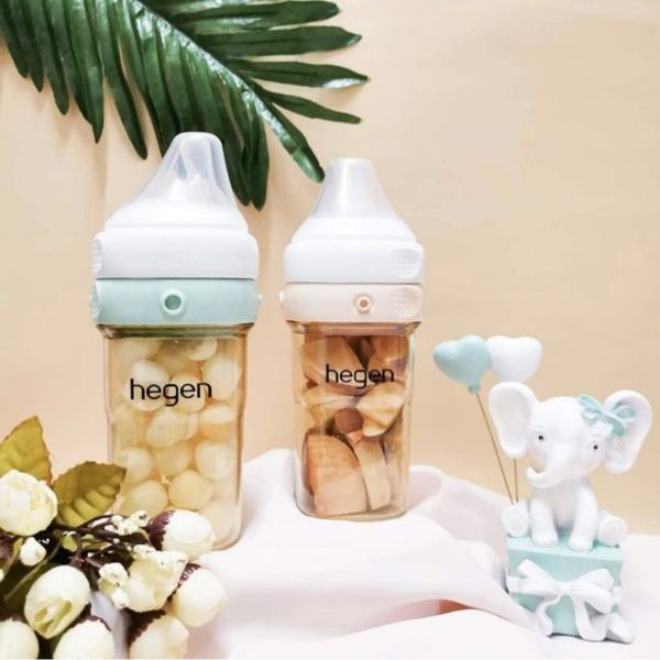 Bình Sữa Hegen PPSU 240ml Cho Trẻ 3-6 Tháng - Blue