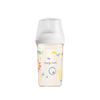Bình Sữa Moyuum Mov.aa PPSU 250ml - Họa Tiết Trắng - Kèm Núm Số 2
