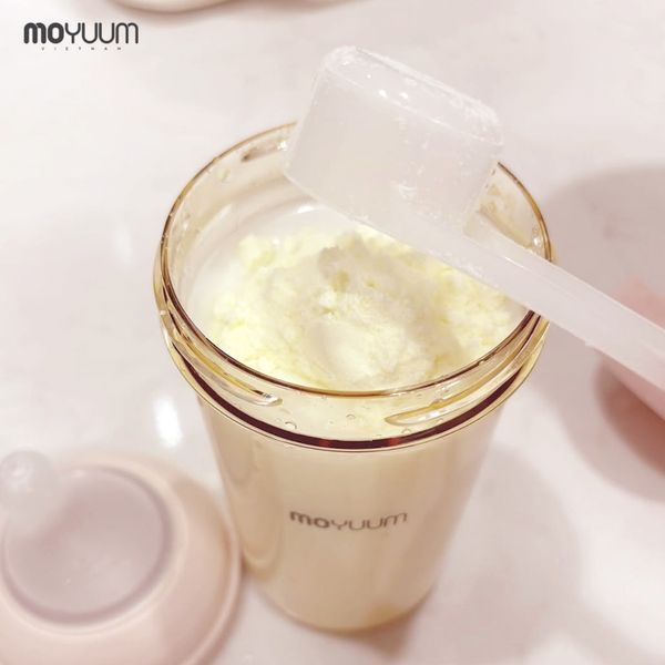 Bình Sữa Moyuum Mov.aa PPSU 250ml - Họa Tiết Xanh Mint - Kèm Núm Số 2