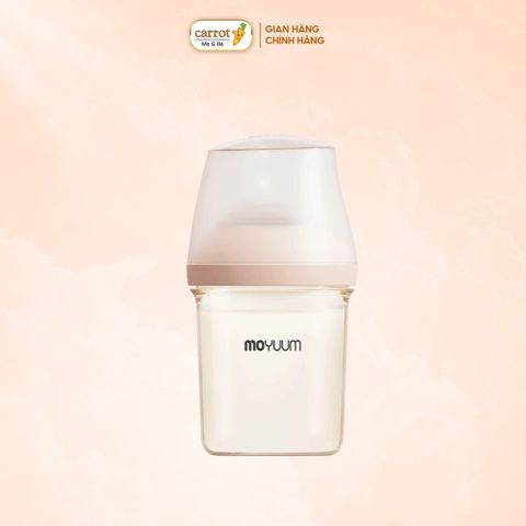 Bình Sữa Moyuum Mov.aa PPSU 160ml - Trơn - Kèm Núm Số 1