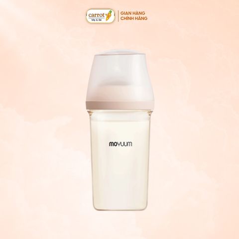 Bình Sữa Moyuum Mov.aa PPSU 250ml - Trơn - Kèm Núm Số 2