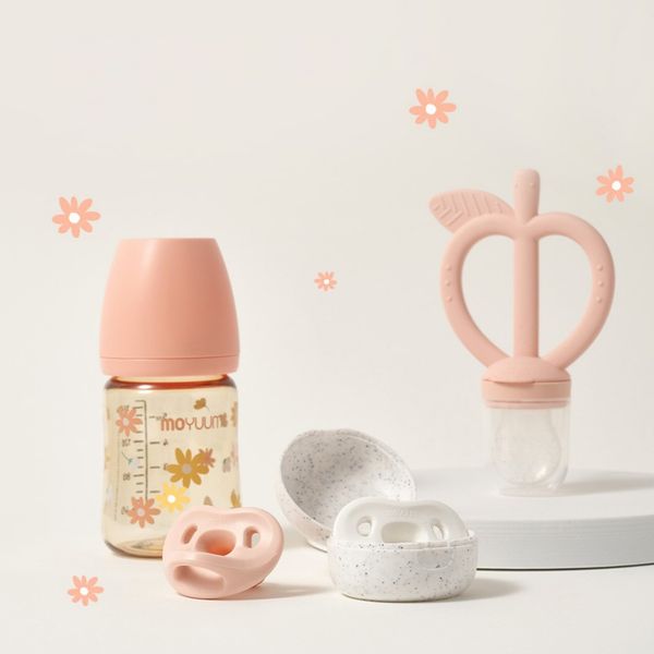 Bình Sữa Moyuum PPSU 170ml - Hoa Cúc-  Kèm Núm 1