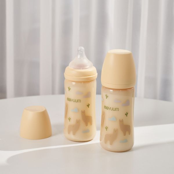 Bình Sữa Moyuum PPSU 270ml - Lạc Đà - Kèm Núm Số 2