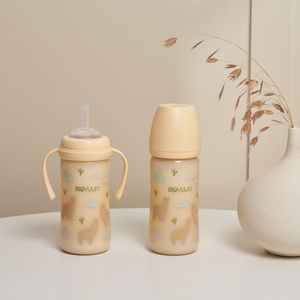 Bình Sữa Moyuum PPSU 270ml - Lạc Đà - Kèm Núm Số 2