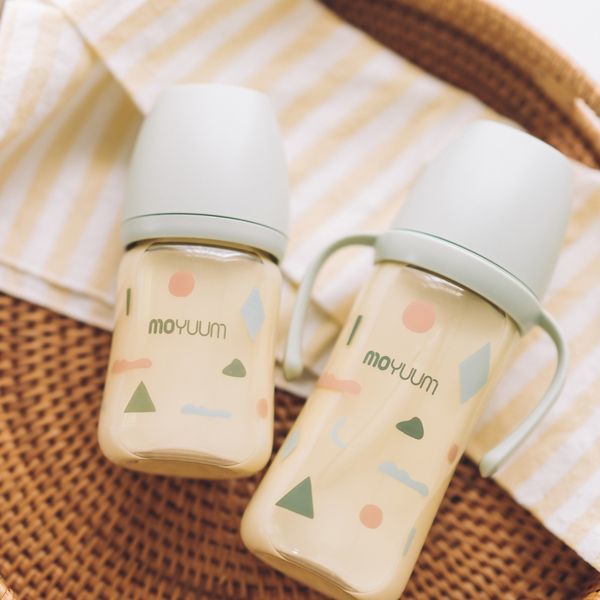 Bình Sữa Moyuum PPSU 170ml - Mây Xanh -  Kèm Núm 1