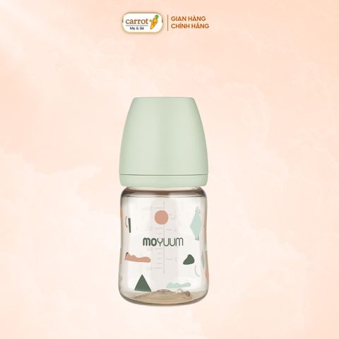Bình Sữa Moyuum PPSU 170ml - Mây Xanh -  Kèm Núm 1
