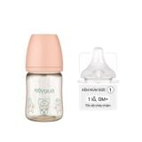 Bình Sữa Moyuum PPSU 170ml - Ogu Hồng -  Kèm Núm 1
