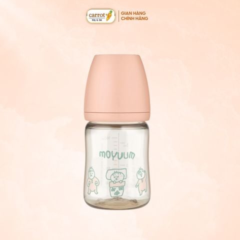 Bình Sữa Moyuum PPSU 170ml - Ogu Hồng -  Kèm Núm 1