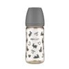 Bình Sữa Moyuum PPSU 270ml - Thỏ Đen - Kèm Núm Số 2