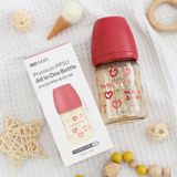 Bình Sữa Moyuum PPSU 170ml - Tim Đỏ - Kèm Núm 1