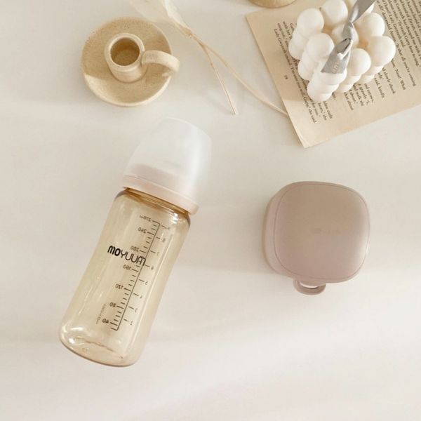 Bình Sữa Moyuum PPSU 270ml - Trơn - Kèm Núm Số 2