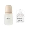 Bình Sữa Moyuum Silicon 260ml - Trơn - Kèm Núm Số 2