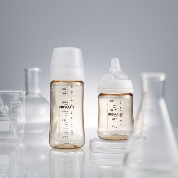 Bình Sữa Moyuum Thế Hệ 3 PPSU 170ml - Trơn - Kèm Núm Số 1