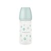 Bình Sữa Moyuum Thủy Tinh 240ml - Happy More - Kèm Núm Số 2