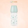 Bình Sữa Moyuum Thủy Tinh 240ml - Happy More - Kèm Núm Số 2