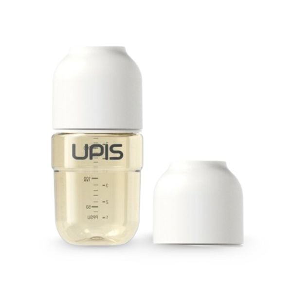 Bình Sữa UPIS PPSU Núm Size SS Màu Trắng 180ml Cho Bé Từ 0M+