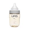 Bình Sữa UPIS PPSU Núm Size SS Màu Xám 180ml Cho Bé Từ 0M+