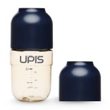 Bình Sữa UPIS PPSU Núm Size SS Màu Xanh Navy 180ml Cho Bé Từ 0M+