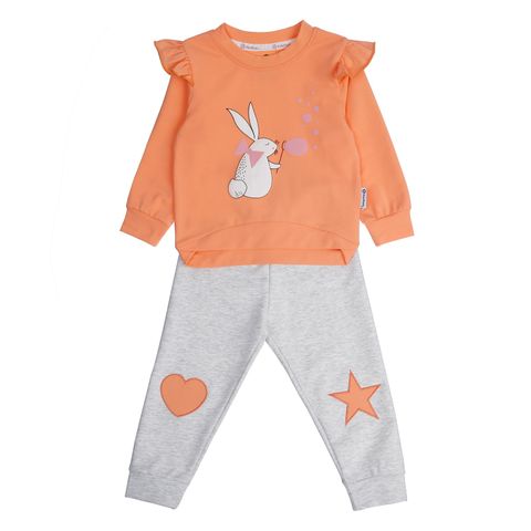 Bộ quần áo dài tay bé gái