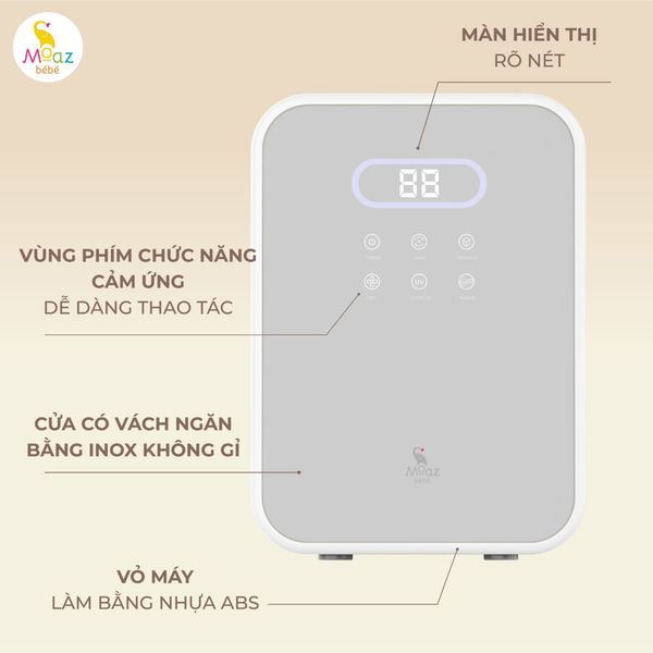 Máy tiệt trùng bình sữa Moaz BéBé MB – 073