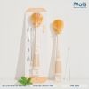 Cọ rửa bình sữa silicone Molli bộ 4 chi tiết