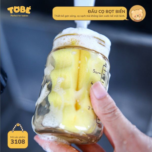 Cọ Bình Sữa Silicone MS 3108