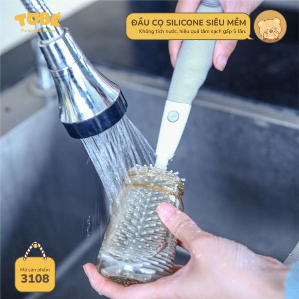 Cọ Bình Sữa Silicone MS 3108