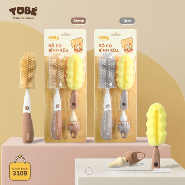 Cọ Bình Sữa Silicone MS 3108