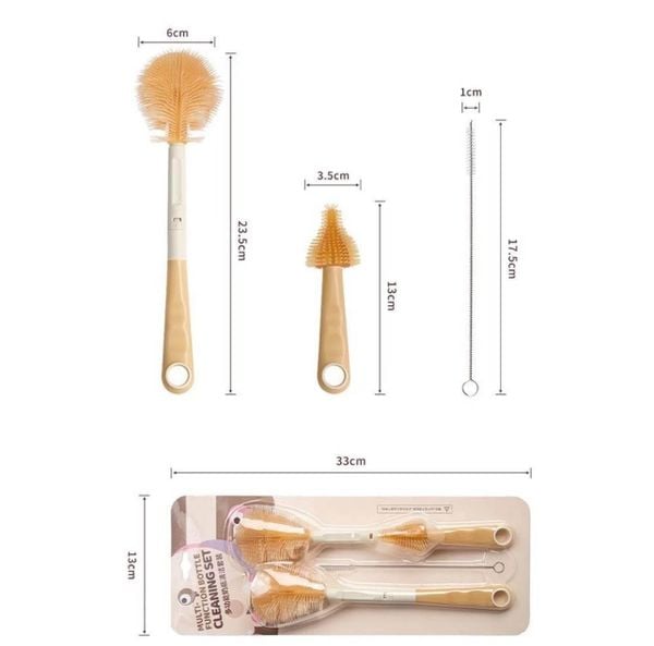 Cọ Rửa Bình Sữa 4 Chi Tiết Multi-Function