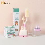 Bộ Cọ Rửa Bình Sữa Silicon Misan 4 Chi Tiết