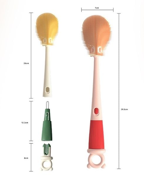 Cọ Rửa Bình Sữa Silicon Youkebei 4 in 1