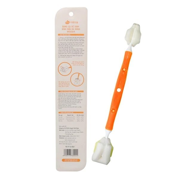 Cọ Rửa Bình Sữa Wesser 2 Đầu