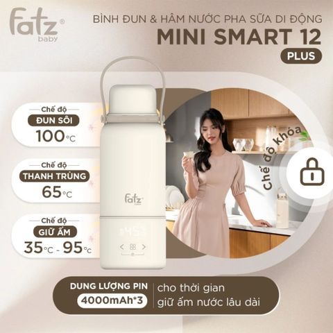 Bình Đun & Hâm Nước Pha Sữa Fatz Mini Smart 12 Plus