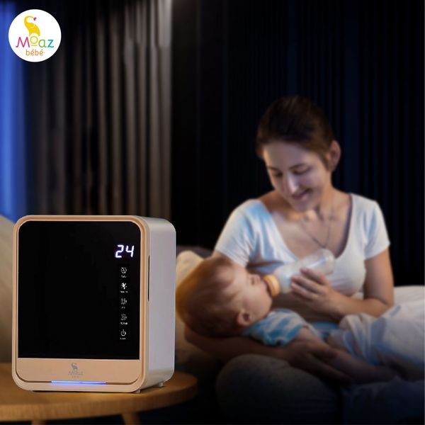 Máy tiệt trùng và sấy khô bình sữa uvc – ion Moaz BéBé MB – 082