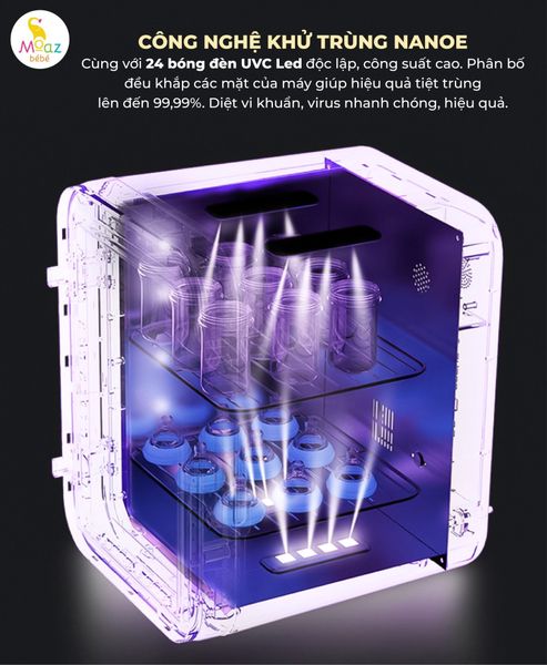 Máy tiệt trùng bình sữa Moaz BéBé MB – 073