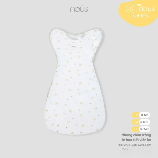 Nhộng Chũn Nous Cho Bé Ngủ Ngon, Sản Phẩm Cao Cấp Chất Mềm Mại Co Giãn Đàn Hồi