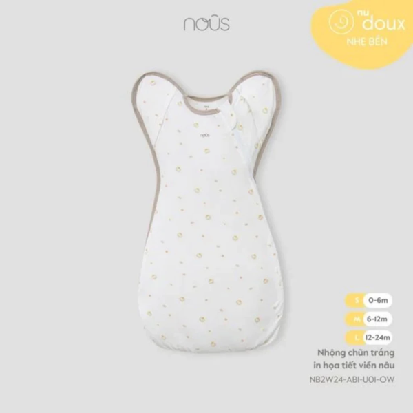 Nhộng Chũn Nous Cho Bé Ngủ Ngon, Sản Phẩm Cao Cấp Chất Mềm Mại Co Giãn Đàn Hồi