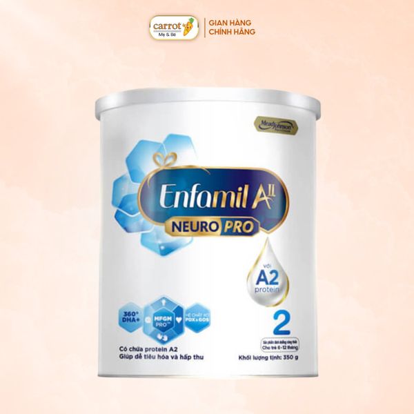 Sữa Enfamil A2 Số 2 350g Cho Trẻ 6-12 Tháng