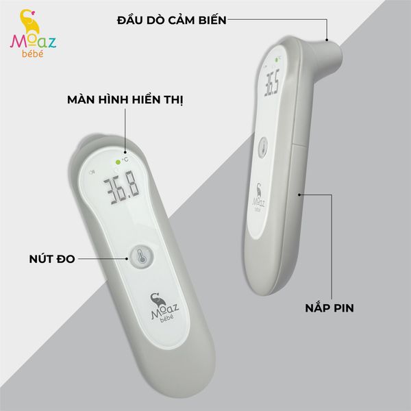 Nhiệt kế hồng ngoại Moaz BéBé MB - 024