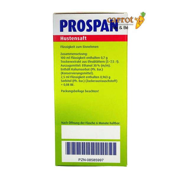 Siro ho Prospan Hustensaft Fur Kinder 100ml