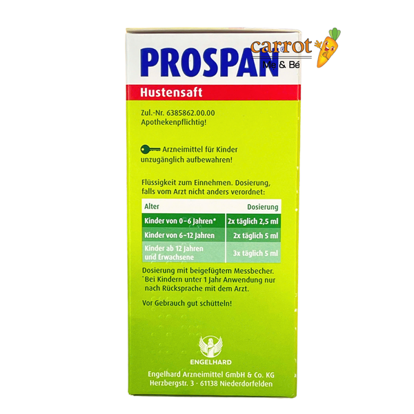 Siro ho Prospan Hustensaft Fur Kinder 100ml