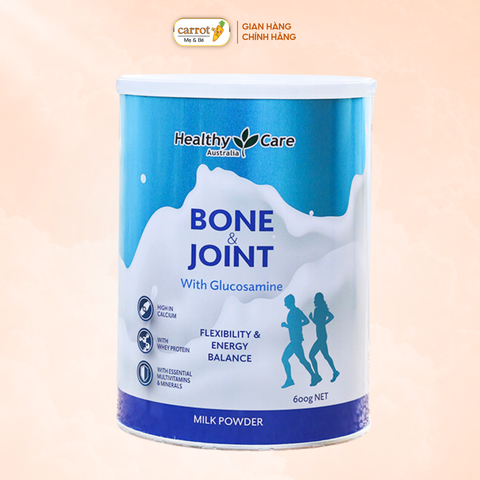 Sữa Bột Healthy Care Bone & Joint With Glucosamine 600G Dành Cho Người Đau Xương Khớp Của Úc