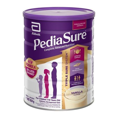 Sữa Pediasure Úc 850g Vị Vani Cho Trẻ 1-10 Tuổi