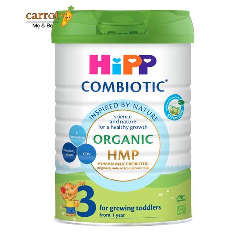 Sữa Hipp Số 3 Organic Combiotic Cho Trẻ Từ 12+ Tháng Tuổi