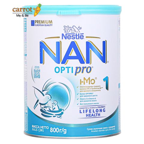 Sữa Nan Nga số 1 800g cho trẻ 0 - 6 tháng